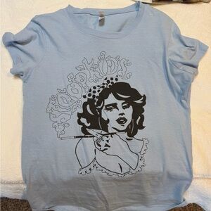 Blue Baby Tee